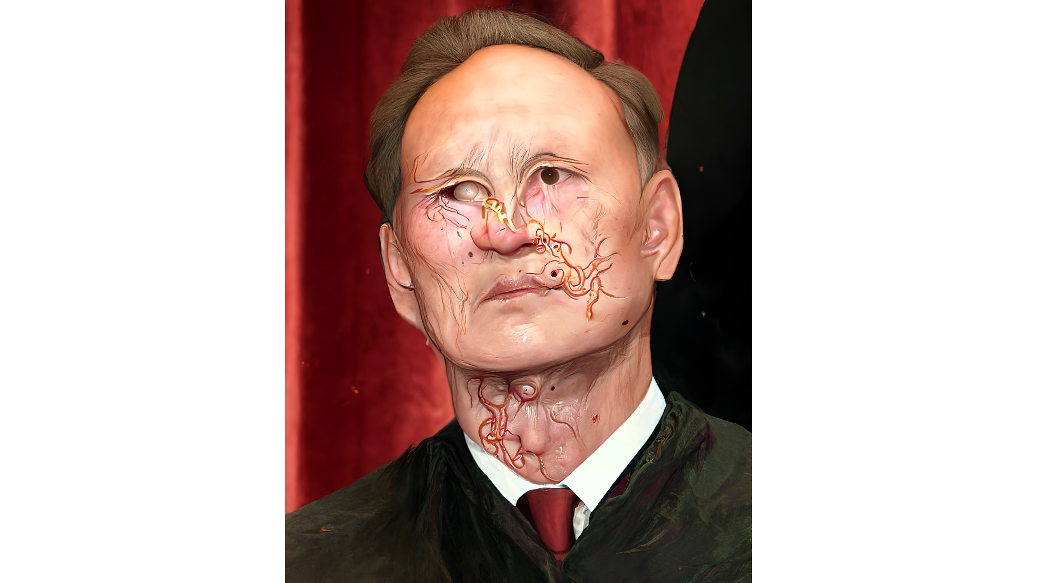 AI manipulated portrait of Samuel Alito