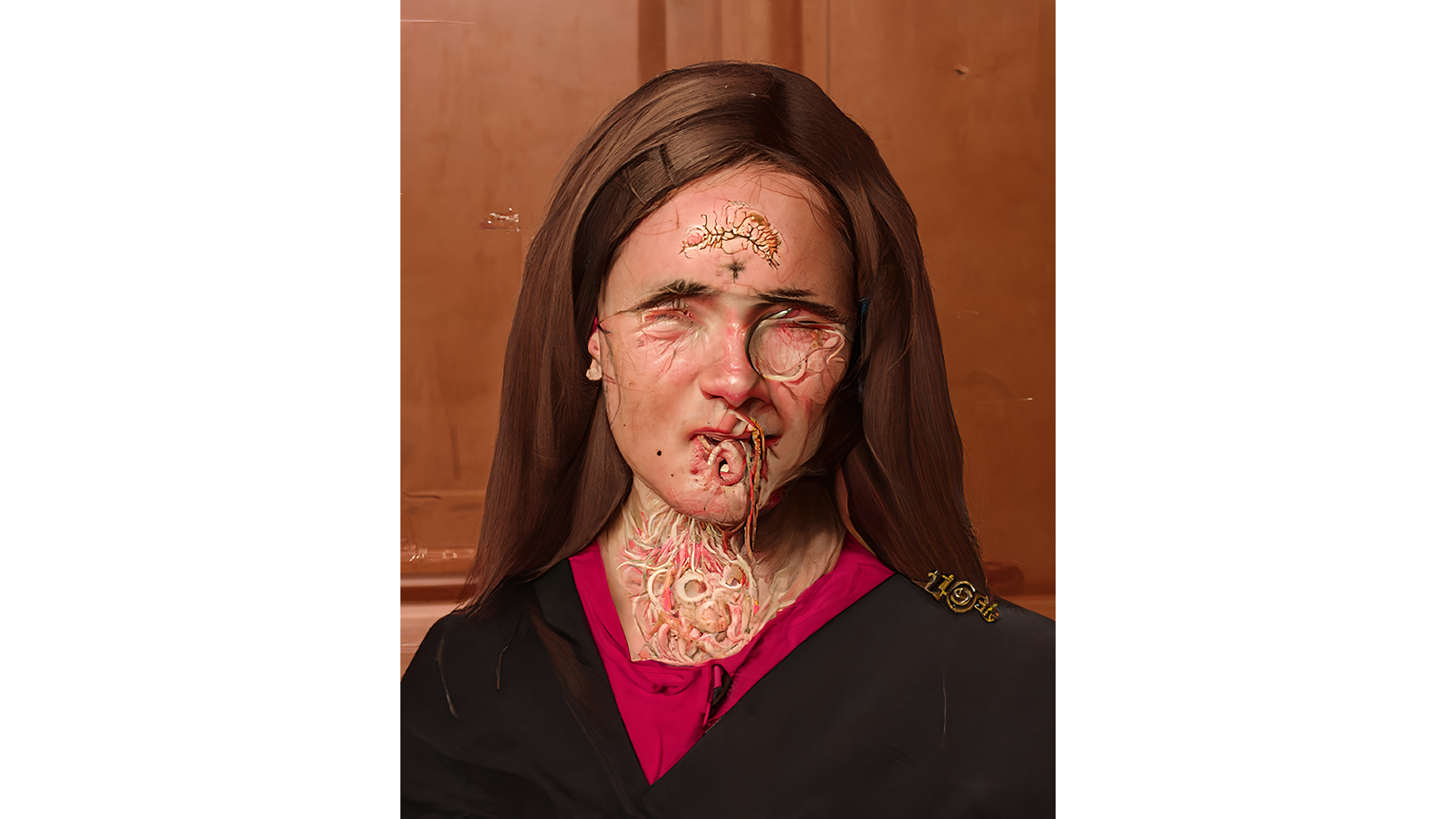 AI manipulated portrait of Amy Coney Barrett